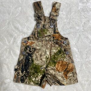 CABELAS Baby/Toddler Boys Camo Overalls Adjustable Straps Western Hunting